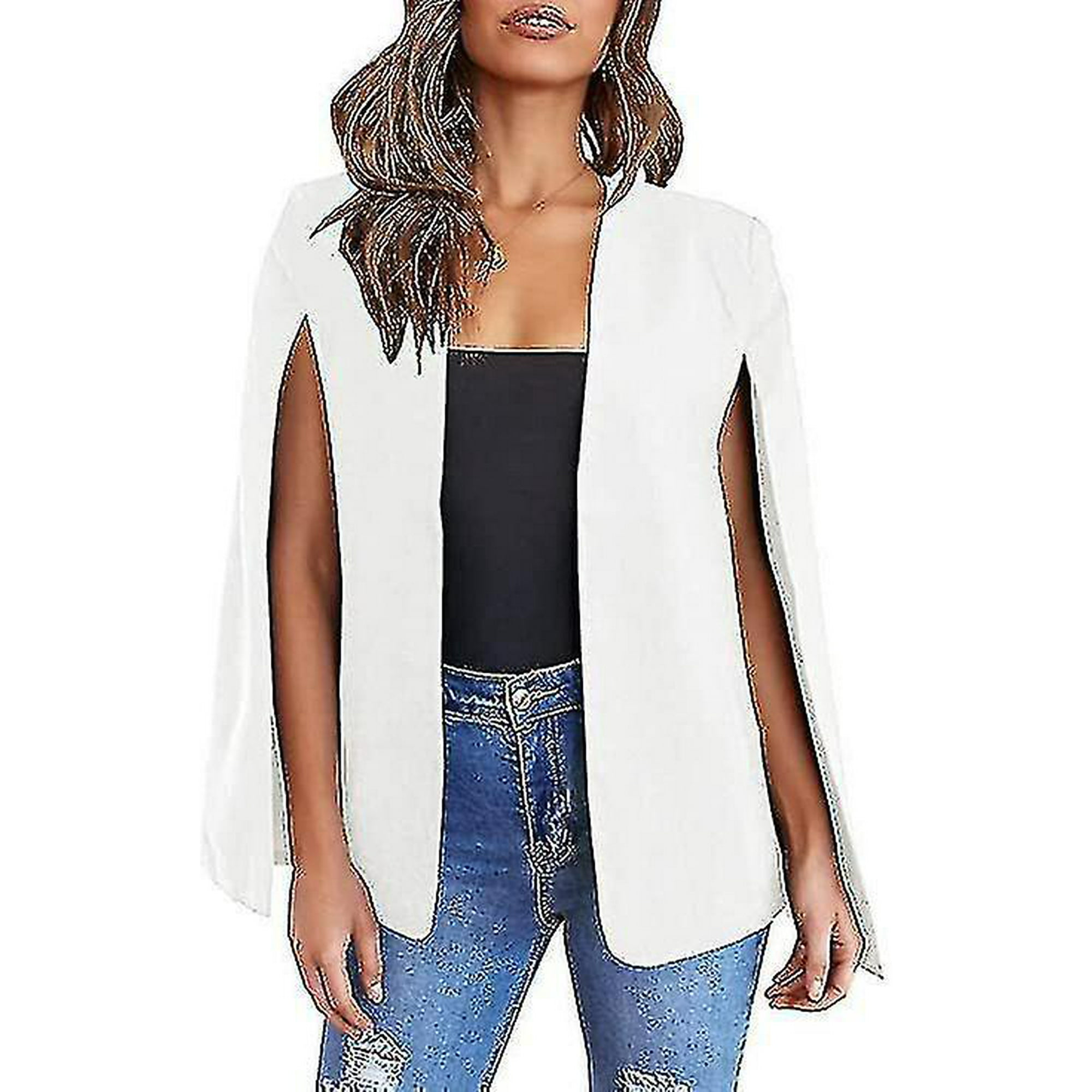 Open cape blazer best sale