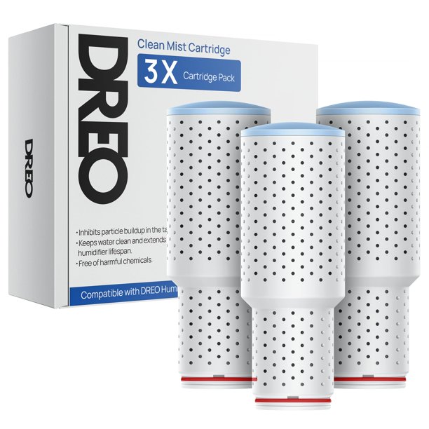 Paquete de 3 cartuchos Clean Mist para humidificadores Dreo HM311/311S/524/524S/306