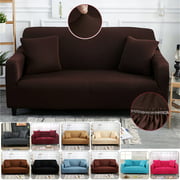 Solid Color Super Stretch Sofa Cover Recliner Lounge Settee Armchair Loveseat L Shape Couch Slipcover Furniture Protector
