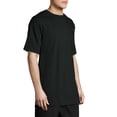 thumbnail image 4 of Camiseta Hanes Beefy de manga corta para hombre, color negro, talla L/Tall 2, 4 of 6