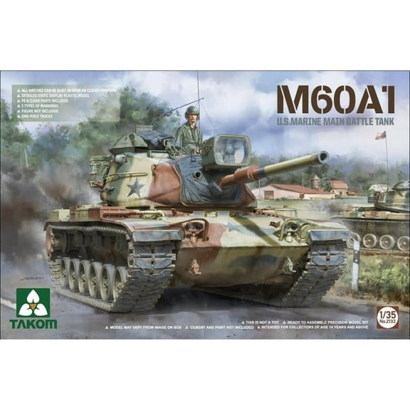Takom 2132 1/35 Scale US M60A1 Tank Model Kit