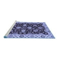 thumbnail image 2 of Ahgly Company Machine Washable Indoor Rectangle Oriental Blue Traditional Area Rugs, 3' x 5', 2 of 4