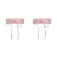 thumbnail image 4 of Decodeary Ceinture Large pour Femmes sous-Poitrine Cosplay Nœud Papillon Taille Haute Extensible Rose Type C 2Set, 4 of 6