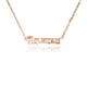 thumbnail image 5 of Sonducket Letra inglesa Doce Signo del zodiaco Constelaciones Tema Amistad Collar Ins Colgante para Amante Amigo Festival Regalos Oro rosa acuario Acuario 2piezas Sonducket CBP215927, 5 of 6