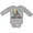 AC-Heather Grey, variant on Inktastic 1st Birthday Bear on Bicycle 1 Year Old Boys or Girls Long Sleeve Baby Bodysuit