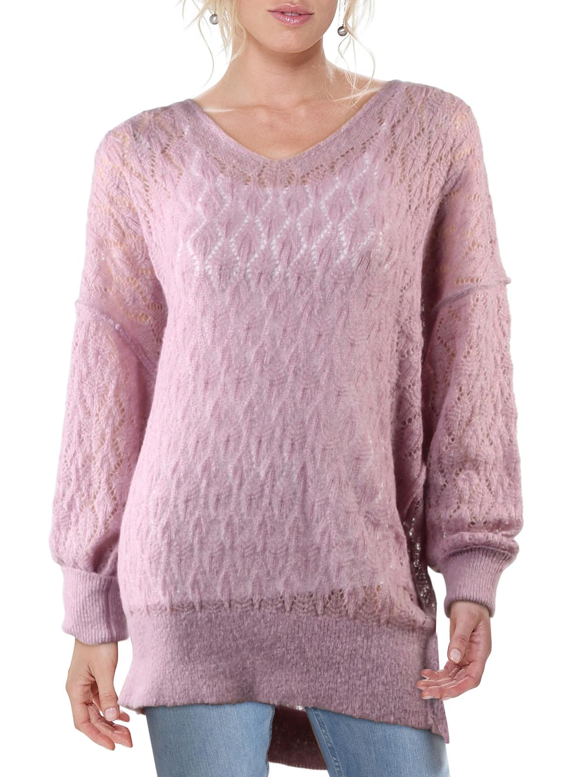 Open Stitch Pullover Sweater - Walmart 