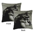Bat_man Velvet Pillow Covers Decorative Square Pillowcase Soft Solid