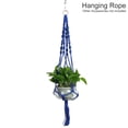 thumbnail image 1 of Planta que cuelga la cesta de la cuerda de la maceta Inicio Hotel Soporte para macetas Colgador de plantas montado en el techo, Azul sidaley HA001978-09, 1 of 6