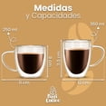 thumbnail image 5 of Set de 4 Tazas Baricoffee Vidrio Doble Transparente, 5 of 5