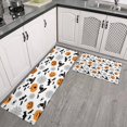 thumbnail image 2 of Halloween Witch Hats Pumpkins and Spider Webs Kitchen Rugs Sets Of 2,Anti Fatigue Kitchen Mat Rugs Non Slip Washable,Decorative Kitchen Floor Mats for Kitchen,Sink,Laundry,17"x30"+17"x47", 2 of 7