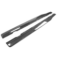 thumbnail image 4 of Ikon Motorsports Compatible with 10-15 Chevy Camaro IKON Style Side Skirts Extension Lip 2PC - Carbon Fiber, 4 of 7