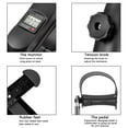 thumbnail image 4 of Exercise Pedal Bike, Foldable Under Desk Bike with LCD Screen Display, Black Sitting Pedal Exerciser for Arm/Leg Exercise, Adjustable Resistance Pedal Bike Exercise Equipment for Home Gym, 4 of 9