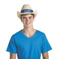 thumbnail image 2 of Fun Express Western Cowboy Hat with Blue Bandana - Stylish Party Wear for Costume Events Festivals Western-Themed Parties and Celebrations - Perfect for Dress-Up Fun and Group Activities - 12 Pieces, 2 of 2