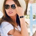 thumbnail image 4 of GFDYREE Compatible avec Fitbit Inspire 3 Bracelets Métalliques, Bracelet en Acier Inoxydable avec Outils Bracelet Ajustable Sangle de Sport pour Femmes Hommes, 4 of 5