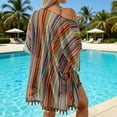 thumbnail image 5 of ICHUANYI Women Swimsuit Cover Up Shirt 2026 Tassel Beach Bathing Suit for Swimwear Bikini Dress Sun Protection Cover-up, 5 of 5