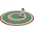 thumbnail image 2 of Kid Essentials - Misc Sold Color Area Rugs Ripples, 7'7" Round, Beach, 2 of 4