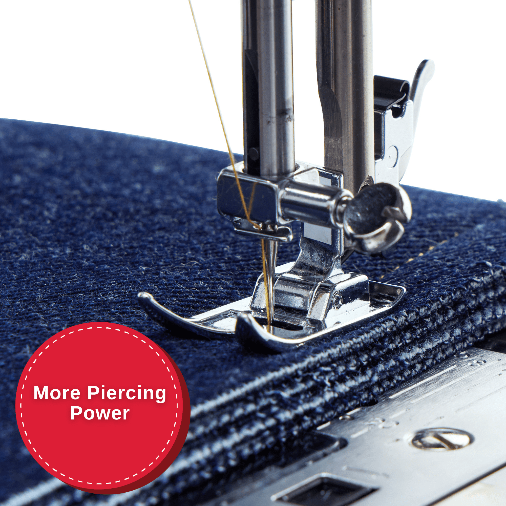 SINGER® Heavy Duty 500 Classic Sewing Machine with Accessory Kit | Strong Motor with Enhanced Piercing Power | 23 Built-In Stitches | Full Metal frame | 1-step Buttonhole & LED Light