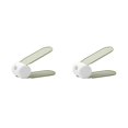 thumbnail image 1 of Injueey Estante para zapatos Elenxs, estante ajustable de doble capa para zapatos, soporte de almacenamiento para el hogar de plástico blanco verde 2piezas, 1 of 6