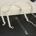 thumbnail image 1 of 10pcs Pearl Bag Chain Polishing Process Beautiful Pearl Purse Strap Decorative Pearl Strap for Phone Case Shoes Keychain Type 2, 1 of 14