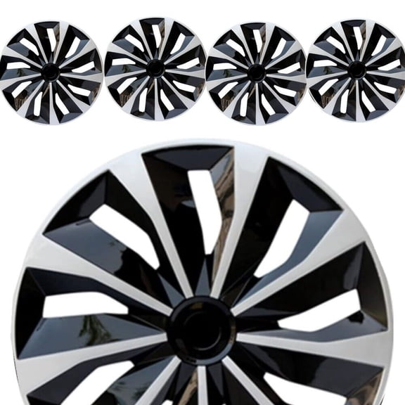 Premium 16" Wheel Rim Cover Hubcaps OEM Style Replacement Snap On Car Truck SUV Hub Cap - 16 Inch Set (4-Pack)