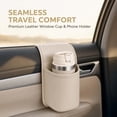 thumbnail image 5 of Neoargh 2 Pack Faux Leather Car Cup Holder Organizer, Drink Cupholder for Back Seat, Car Side Door, Headrest, Extra Automotive Cup Holders for Water Bottles, Tumblers & Coffee Mugs, 5 of 6