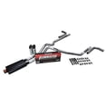 thumbnail image 3 of Truck Exhaust Kits - Shop Line Dual Exhaust System 2.5 Stainless Steel Flowmaster 50 2.5" Chrome Slash Cut Weld on Tip Side Exit, 3 of 6