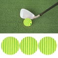 thumbnail image 3 of Pelota De Rayas De Golf, Pelota De Golf De Práctica De 50 Piezas, Pelotas De Juguete De Entretenimiento Para Gatos Domésticos Para Práctica En Interiores Ccdes Pelota Rayas Amarillo Verde/2 Colores, 3 of 8