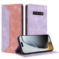 thumbnail image 1 of Funda FOXDOCK para Samsung Galaxy S10 Plus de Cuero Premium Bicolor con Ranuras RFID, Carcasa Tipo Billetera Antigolpes y Soporte Plegable, 1 of 6