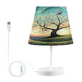 thumbnail image 2 of LED Desk Lamp Whimsical Tree with Swirling Branches Table Nightstand Lamps with 3 Color Temperatures for Home Bedroom Living Room Decor 6x11, 2 of 8