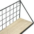 thumbnail image 3 of Sorbus Floating Shelves Wall Mounted Rustic Wood Storage Set for Picture Frames, Collectibles, Decorative Items, Great for Living Room, Office, Bedroom, Bathroom, Kitchen, etc (2-Pack, Natural), 3 of 11