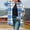 Light Blue, variant on Sakmal Barn Jackets for Women Plus Size Pink Fleece Flannel Jacket Fashion Women Fall Clothes M