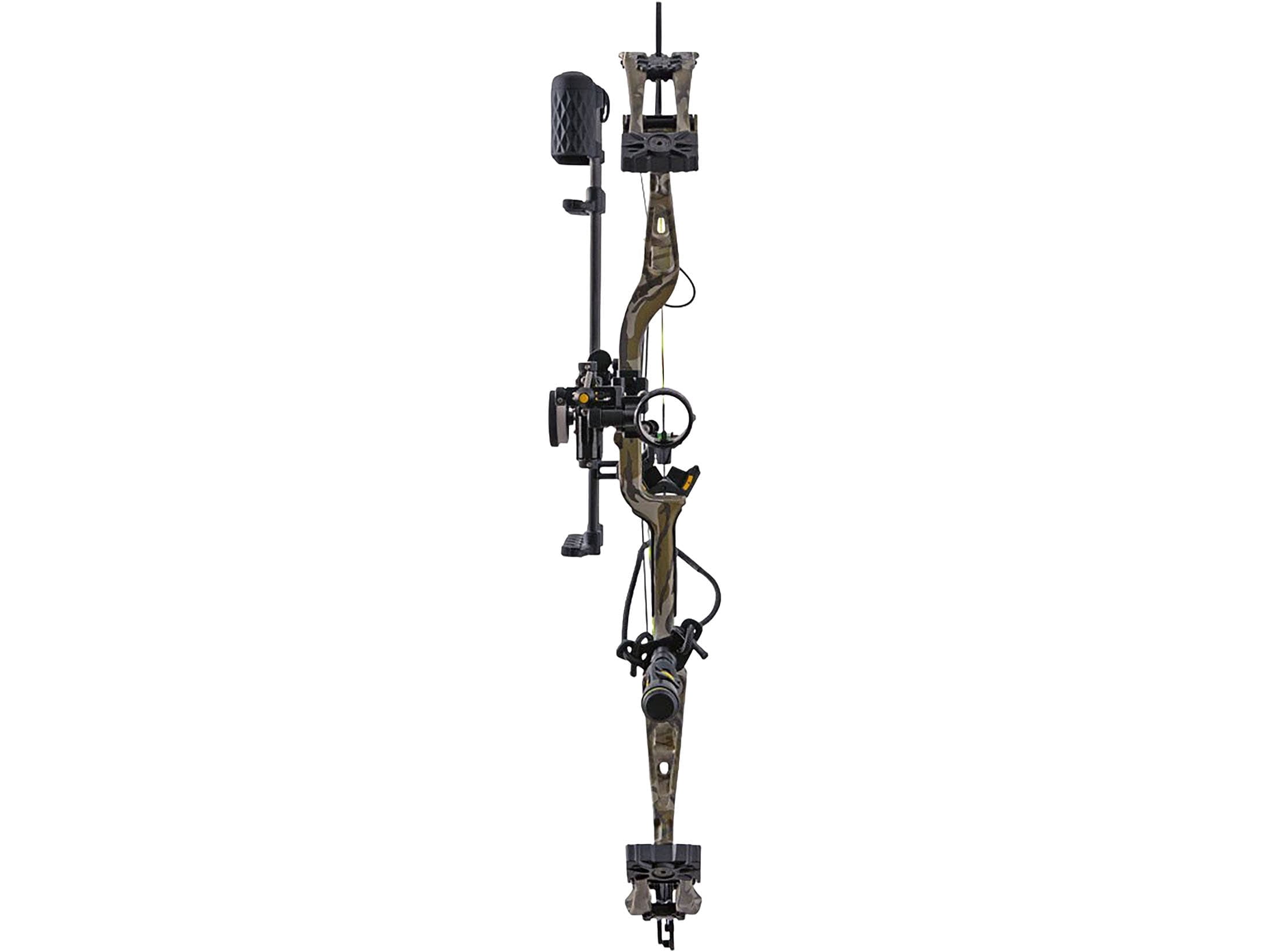 Bear Archery The Hunting Public Adapt2+ RTH RH60 Compound Bow, Mossy Oak Bottomland, 320 FPS, 24-31" Draw, 45-60 lbs, KillerWave Dampeners (AV57A120B6R)