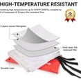 thumbnail image 5 of Afoxsos 40 in. x 40 in. Emergency Fire Blanket – Fire Suppression & Flame Retardant Safety Blanket (White, 4-Pack), 5 of 7