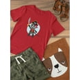 thumbnail image 3 of Pirate Kitten T-Shirt Toddler -Image by Shutterstock,  4 Toddler, 3 of 4