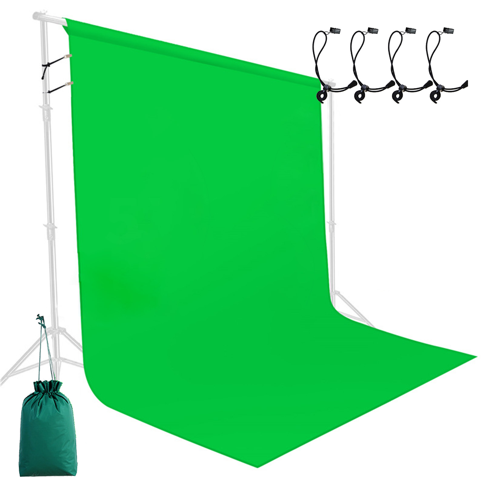 PROKTH Green Screen for Photography Polyester Backdrop Background 5x7ft