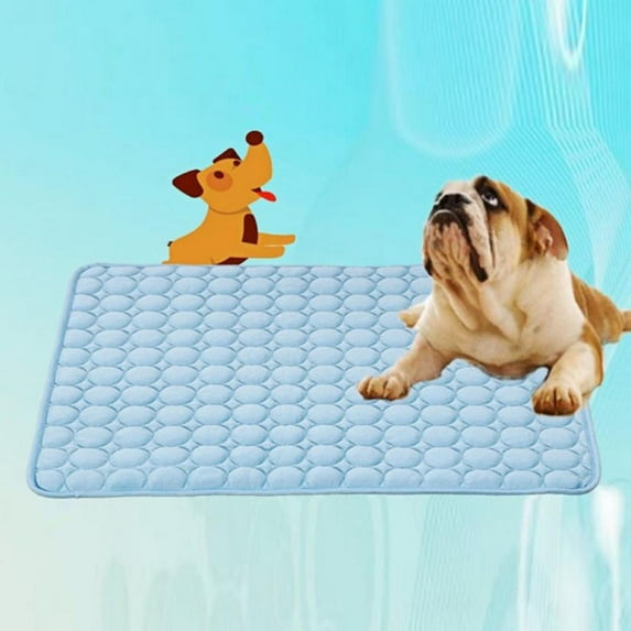 Novobey Washable Pet Pad Dog Bed Mats Soft Crate Mats Puppy Sleeping Blanket Dog Cooling Mat Summer Pet Cooling Pads Kennel Sofa Bed Floor Pad Breathable Portable