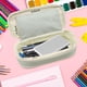 thumbnail image 5 of Estuche para Lápices de Gran Capacidad con Cremallera para Oficina y Escuela, Estuche para Bolígrafos para Estudiantes y Adultos para Útiles Escolares Verde, 5 of 5