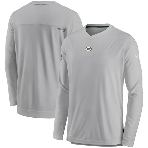 عنصر Nike Green Bay Packers Authentic Logo Long Sleeve T-Shirt White شموع ورد