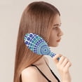 thumbnail image 3 of Abstract Tribal Pattern Comb - Gentle Brush for Wet & Dry Hair, 3 of 5