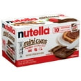thumbnail image 4 of Nutella Chocolate Hazelnut Spread, Perfect Topping for Pancakes, Single Serve Mini Cups, .52 oz, 10 Count, 4 of 6