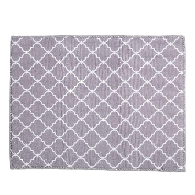 Alfombrilla de secado de platos de microfibra, alfombrilla de secado antideslizante superabsorbente para encimera de cocina, alfombrilla de secado de