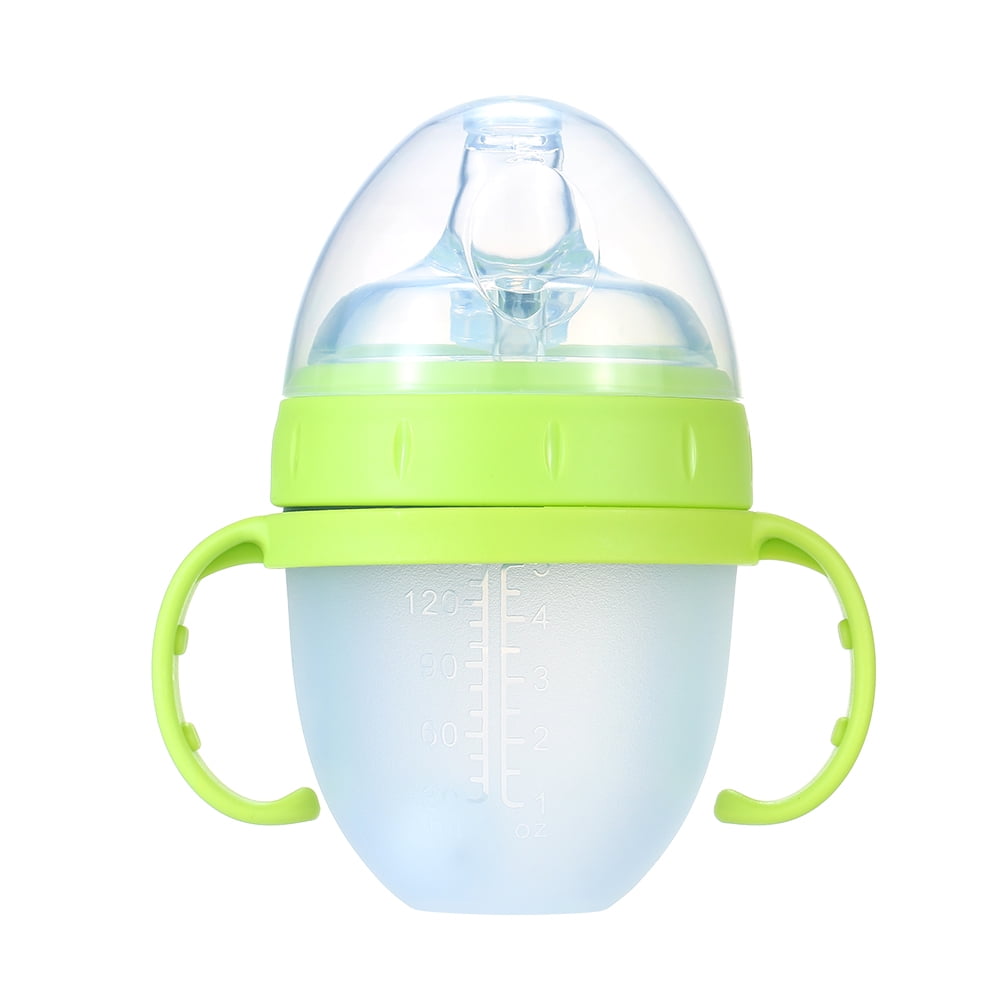 150ml/ 5oz Baby Water Bottle with Straw Wide Mouth Milk Feeding Bottles