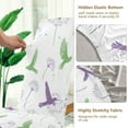 thumbnail image 5 of Yayeee 2 Pack Dining Chair Covers Stretch Parson Chairs Slipcovers Seat Protector, Purple Birds, 5 of 6