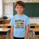 thumbnail image 2 of Tops de Manga Corta Linda para Niños Niños Y Niñas con Impresión Gráfica, Tee Casual de la Temporada Escolar, Tela Suave Transpirable para Jugar, 2 of 9