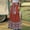 Red, variant on Babcutegg Women’s Casual Printed Ruched Skirt – Elastic Waist Ruffle A-Line Skirt for Beach, Boho & Summer Outfits White Size M