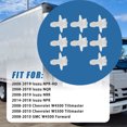thumbnail image 6 of 8x Front Side Panel Attachment Clip for Isuzu NQR NPR HD NRR NPR 2008-2019, 6 of 6