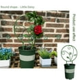 thumbnail image 3 of WinWay 5Pcs Plants Flower Lattice Creative Potted Plants Lattice Circular Flower Shelf,Daisy Model, 3 of 8