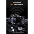 thumbnail image 2 of Cámara SLR NVC600 4K 70MP HD WIFI DSLR con zoom 50X y luz LED Disfrute, 2 of 2