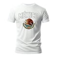 thumbnail image 3 of Playera Con Escudo De MExico Para Fiestas Patrias Septiembre Mexico Dia De La Independencia Color Blanco Talla Mediana Marca Emil SaEs, 3 of 4