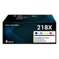 thumbnail image 1 of Cartuchos de tóner FIREINK 218X, paquete de 4, de alto rendimiento con chip, 1 of 5